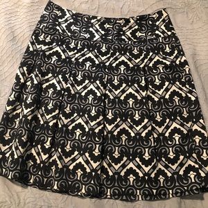Pleated Skirt with Interesting Pattern.